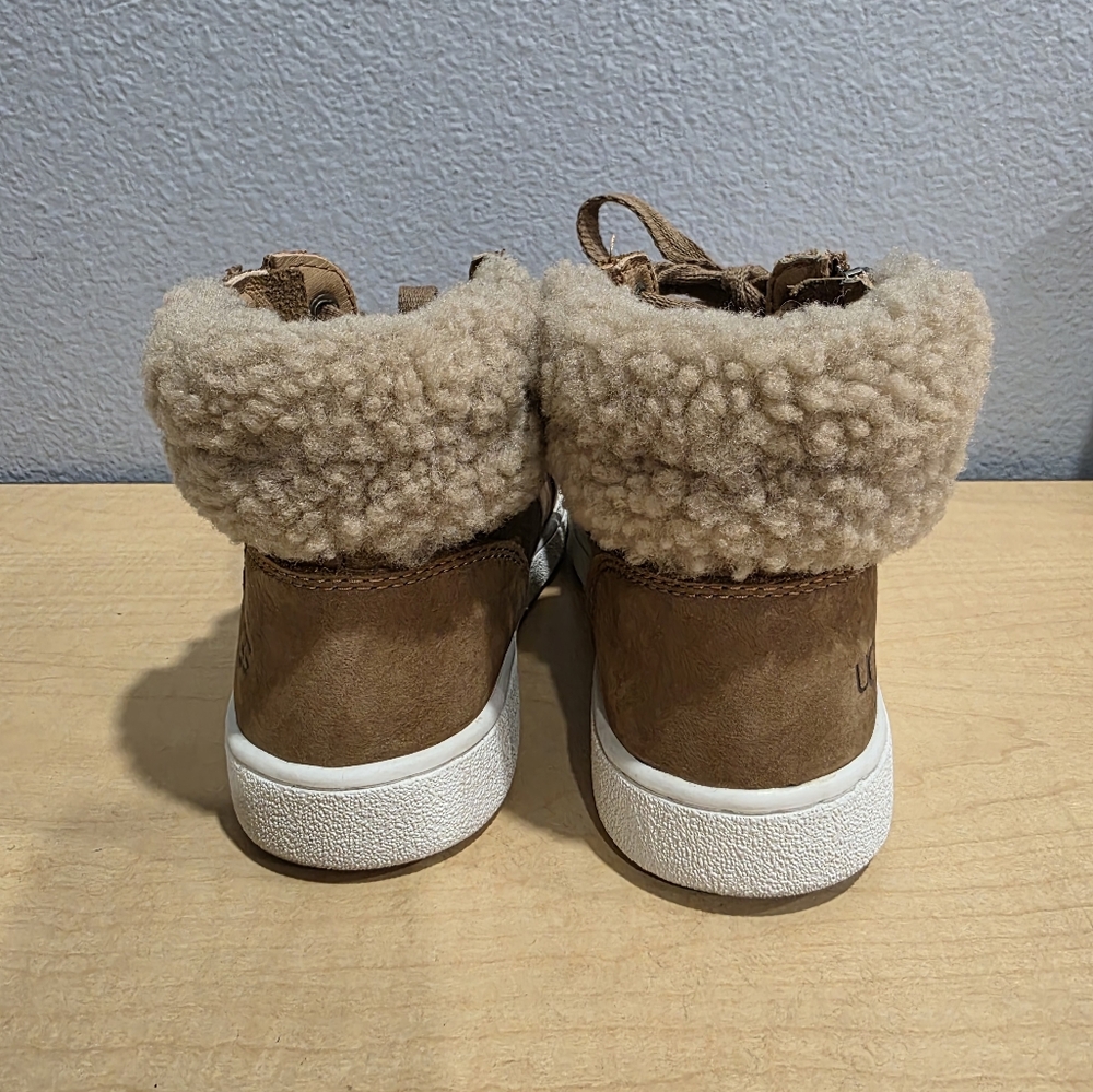 UGG Women's Brown High-Top Sneakers Size 5.5 - Picture 3 of 12